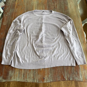 Vila Milano Lavender Ribbed Crew Neck Sweater XL